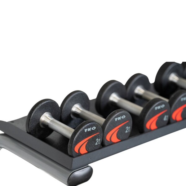 Tier Horizontal Dumbbell Rack Graphite TKO Europe