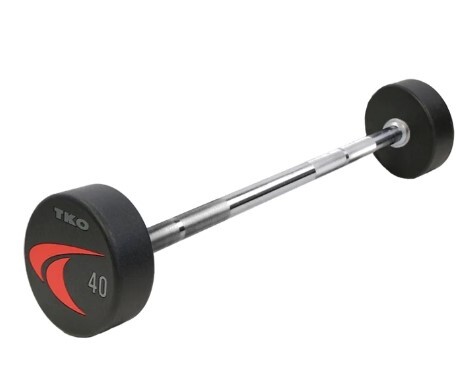 10-45KG Fixed Straight Bar Set, Urethane | TKO Europe